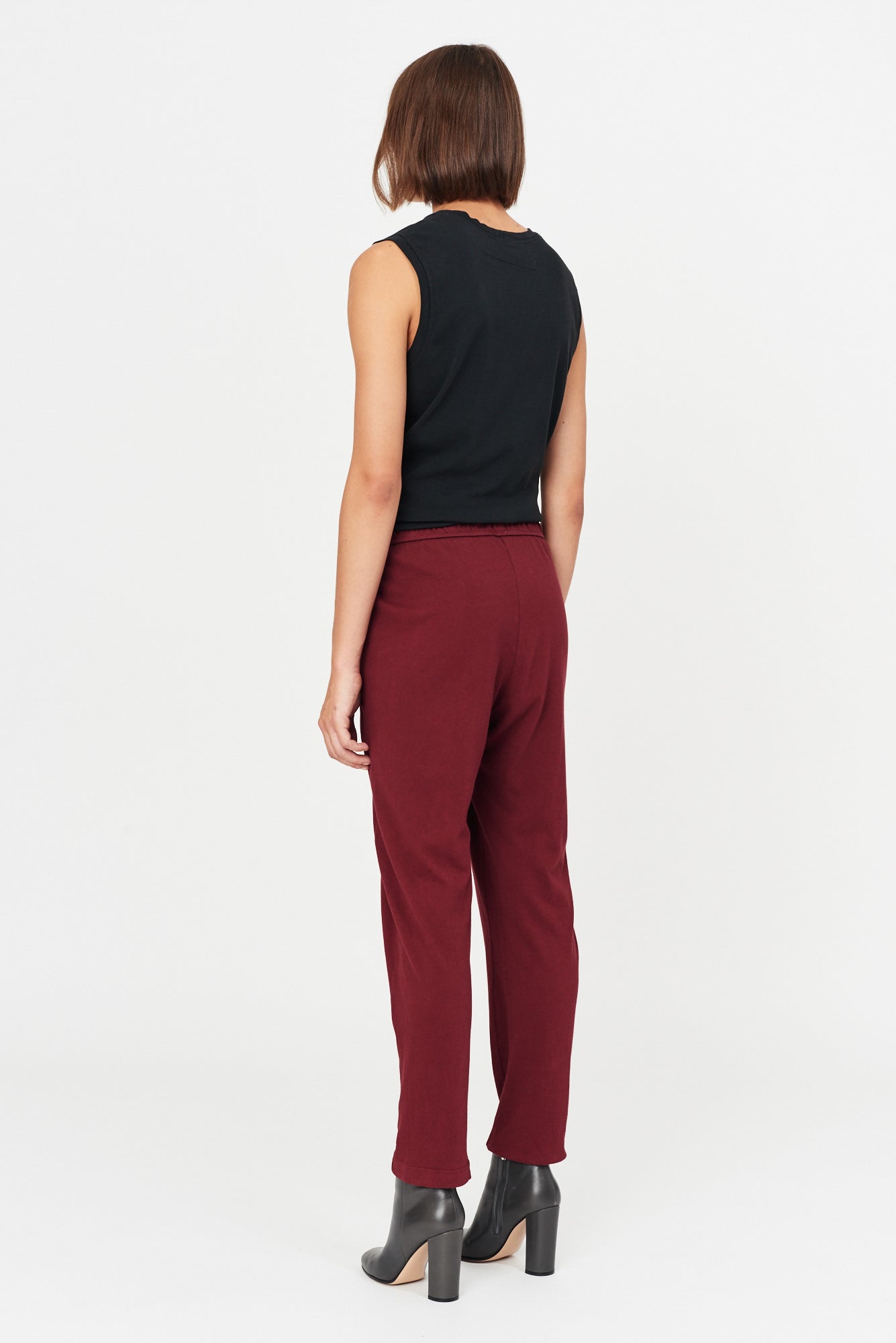 Sienna Classic Jersey Easy Pant Full Back View