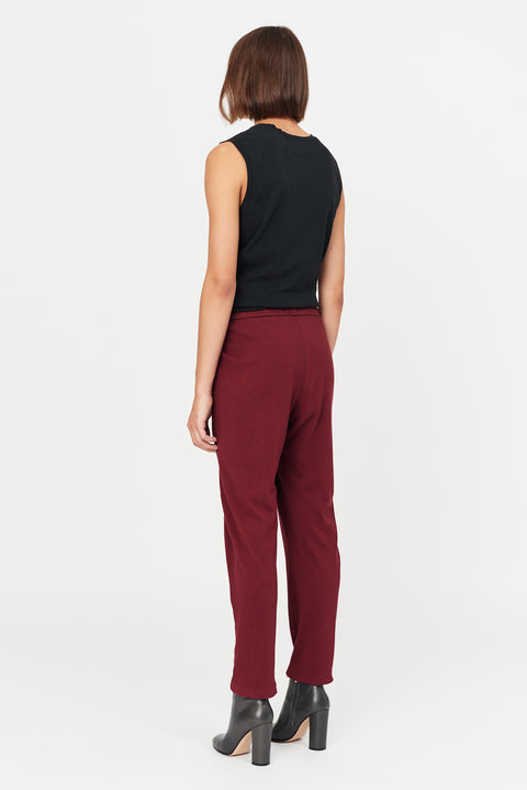 Sienna Classic Jersey Easy Pant Full Back View   View 4 
