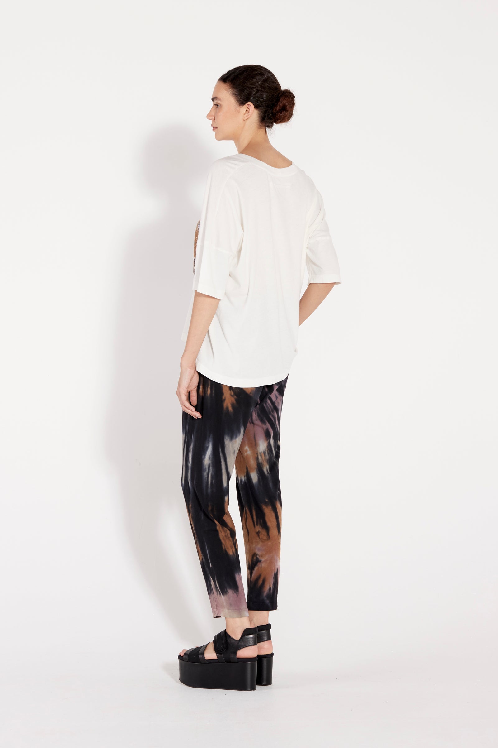 Black Fireworks Tie Dye Classic Jersey Easy Pant RA-PANT/JERSEY ARCHIVE-HOLIDAY'22   