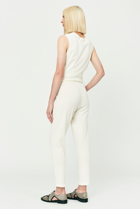 Dirty White Classic Jersey Easy Pant   View 3 