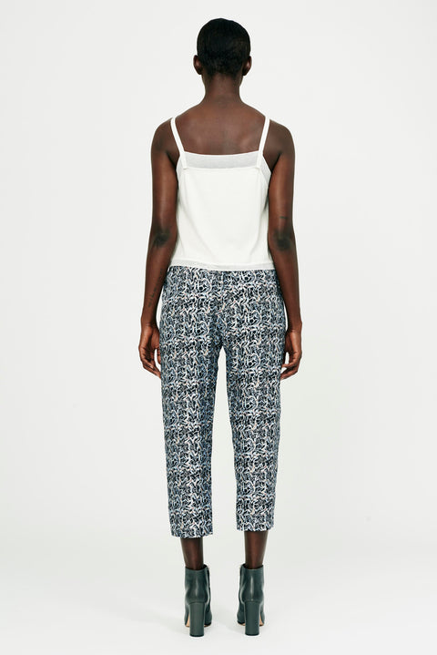 Painted Rivers Hand Painted Silk Sunday Pant RA-PANT ARCHIVE-FALL1'22      View 3 