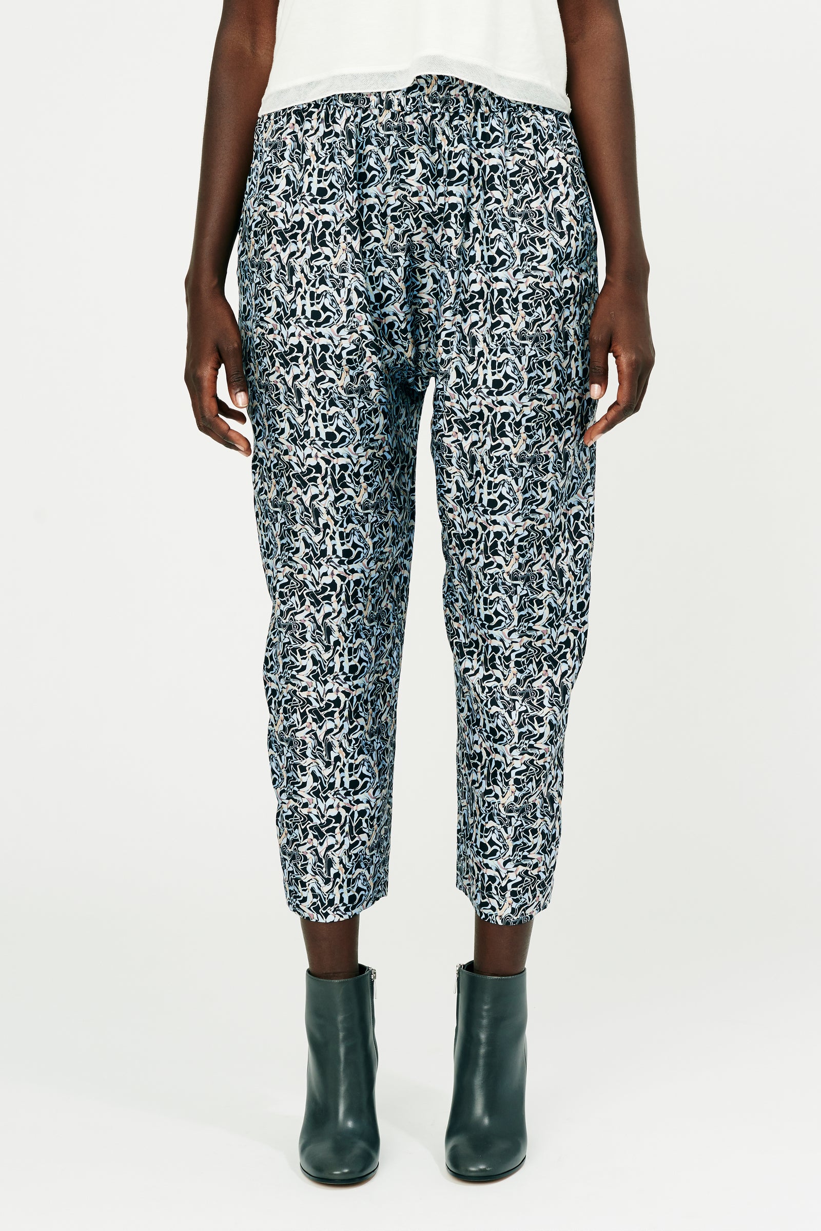 Painted Rivers Hand Painted Silk Sunday Pant RA-PANT ARCHIVE-FALL1'22   