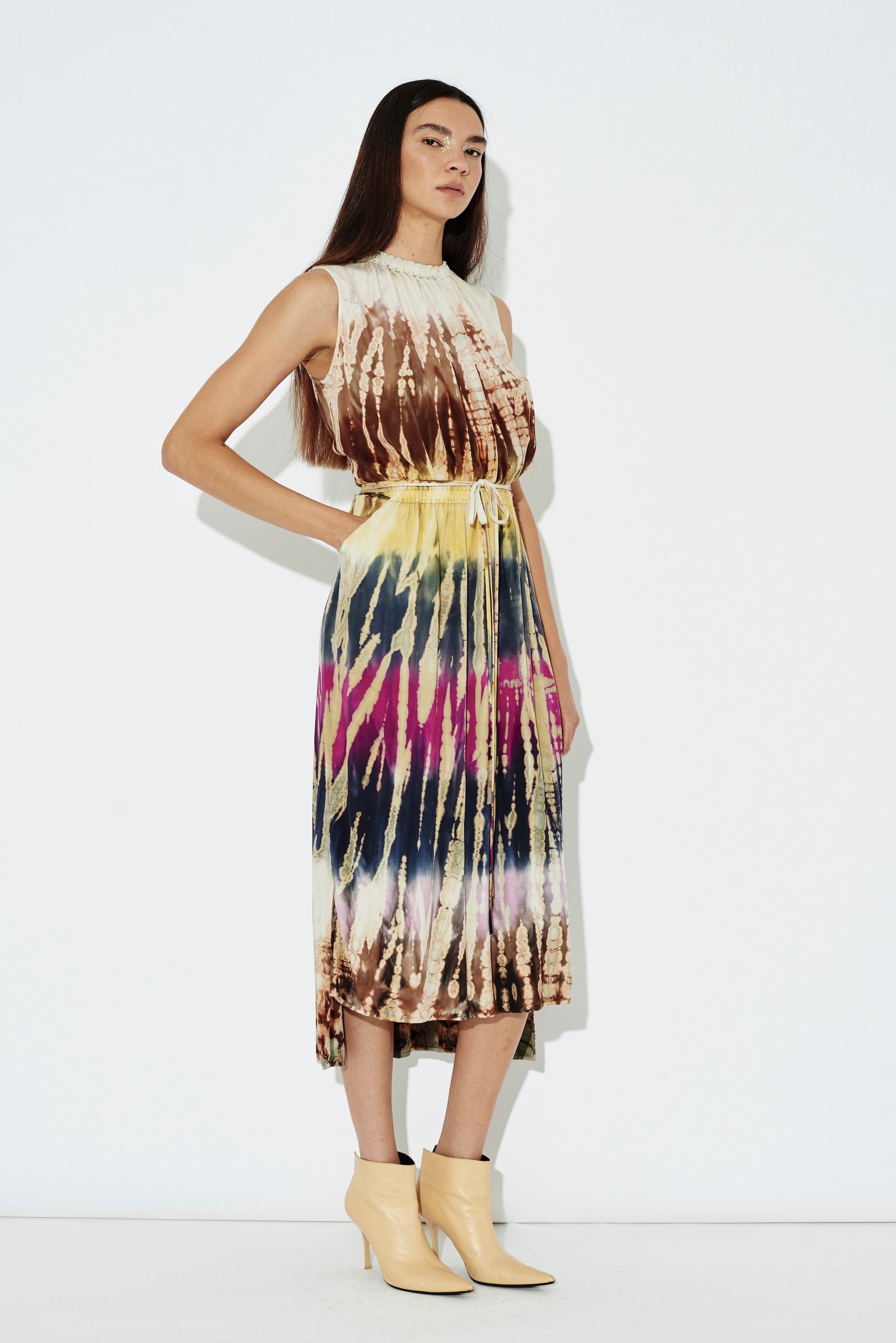 Bright Viscose Tatiana Dress RA-DRESS ARCHIVE-PRESPRING'23   