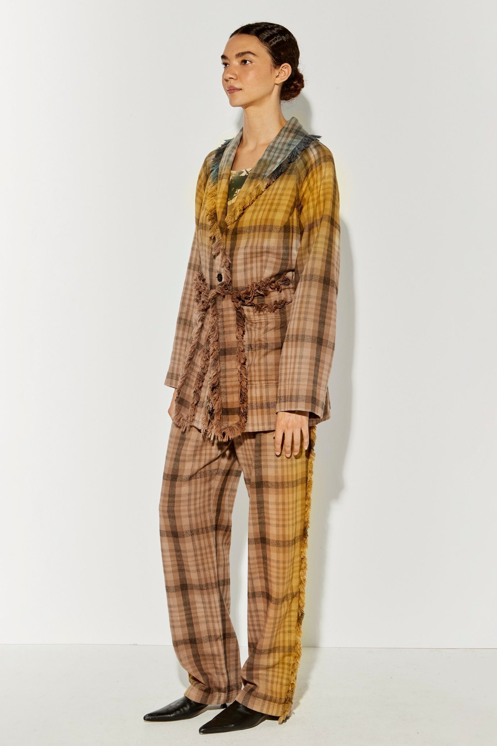 Multi Soft Flannel Jenny Jacket RA-JACKET/COAT ARCHIVE-PRESPRING'23   