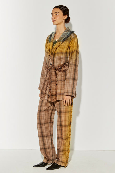 Multi Soft Flannel Jenny Jacket RA-JACKET/COAT ARCHIVE-PRESPRING'23      View 3 
