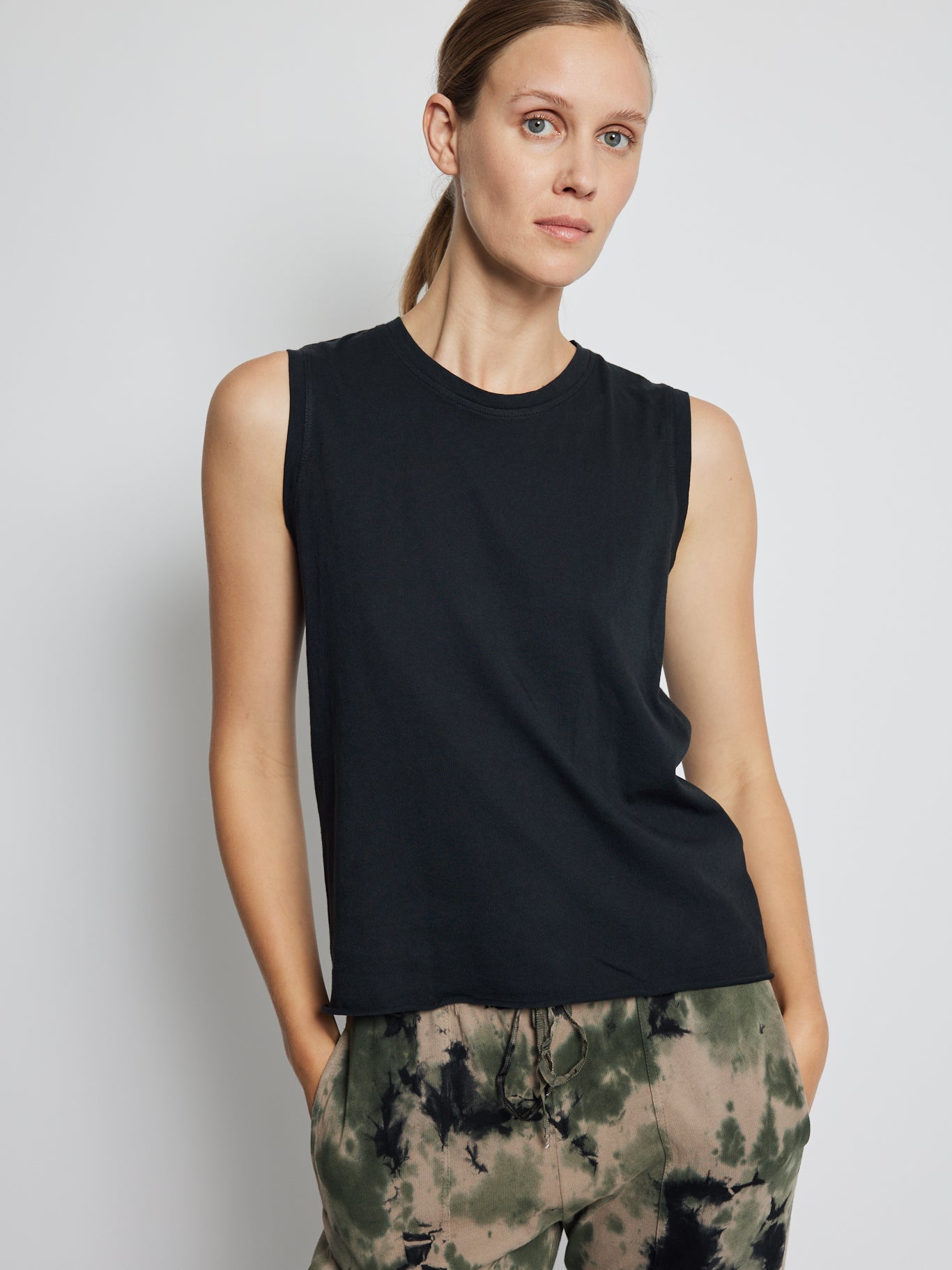 Pastel Black Classic Jersey Fitted Muscle – Raquel Allegra