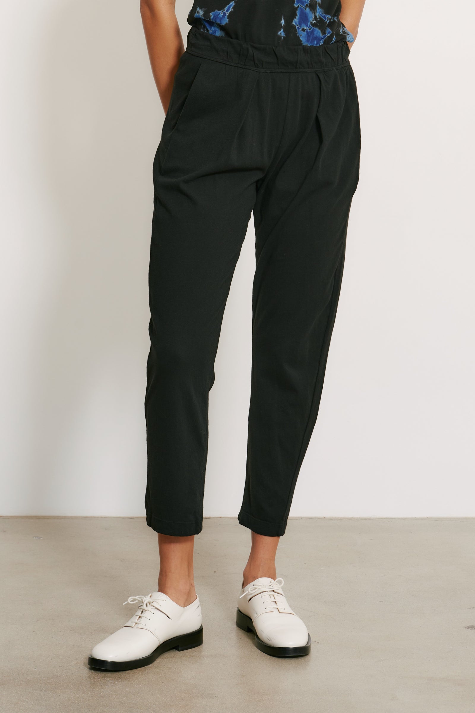 Black Classic Jersey Easy Pant RA-PANT LASTCHANCE-SPRING1'23   