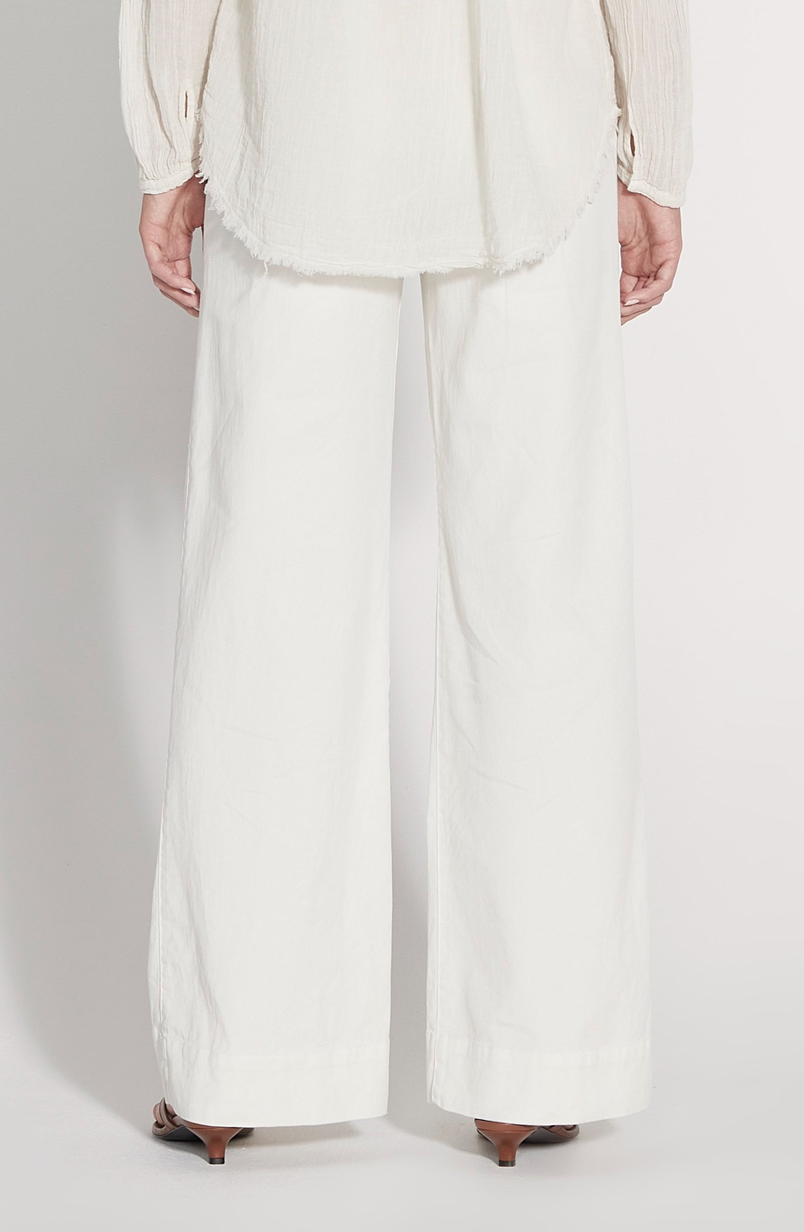 Washed White Lynn Pant RA-PANT ARCHIVE-SPRING2'23   