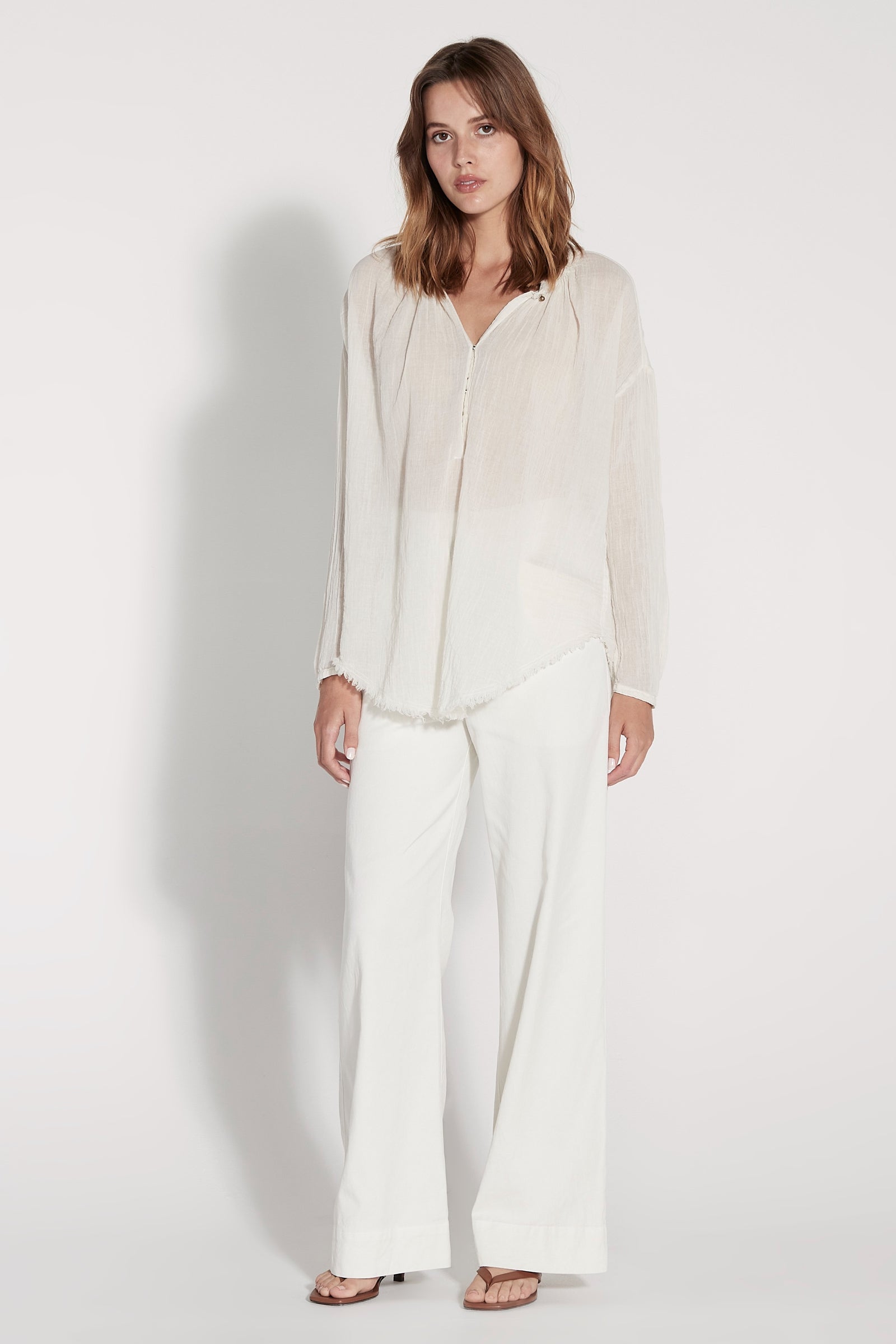 Washed White Lynn Pant RA-PANT ARCHIVE-SPRING2'23   