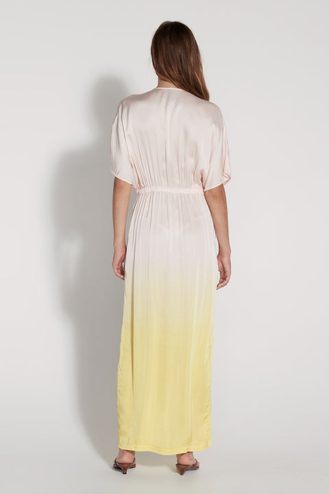 Pale Rose Dip Dye Diane Dress RA-DRESS ARCHIVE-SPRING2'23      View 3 