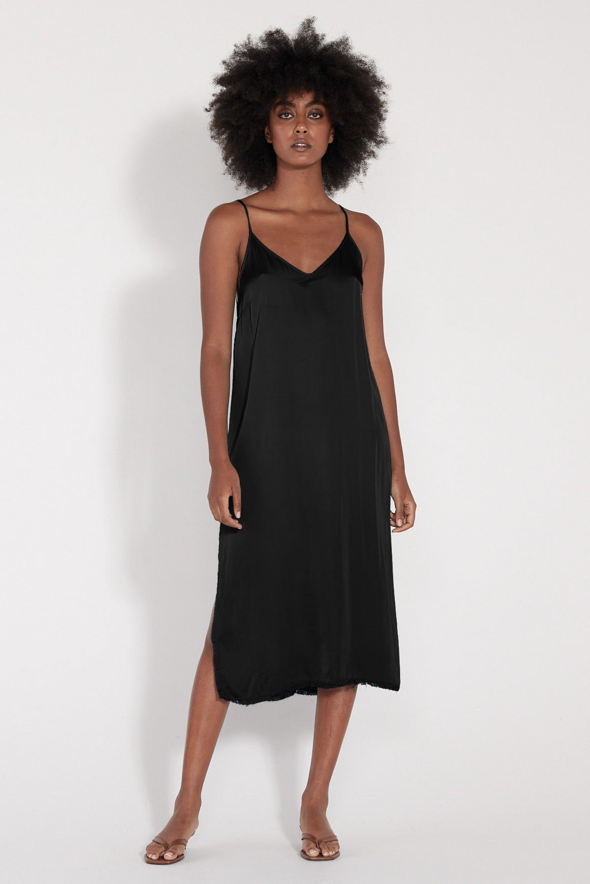 Black Slip Dress – Raquel Allegra
