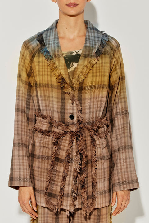 Multi Soft Flannel Jenny Jacket RA-JACKET/COAT ARCHIVE-PRESPRING'23      View 2 